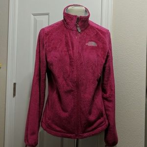 The North Face Pink Fuzzy Jacket size Medium